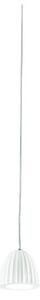 Ondaluce - Lustr na lanku CONCRETE 1xGU10/7,5W/230V pr. 10,5 cm beton/bílá