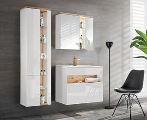 Comad Bahama White 80 koupelnová sestava vč. keramického umyvadla Typ nábytku: Zrcadlo