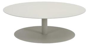 Vincent Sheppard Nízký stolek Kodo, Vincent Sheppard, kulatý 87x29 cm, hliník barva Dune White
