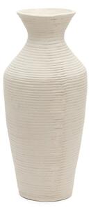 Krémová ručně vyrobená vysoká váza (výška 72 cm) Pria – Kave Home