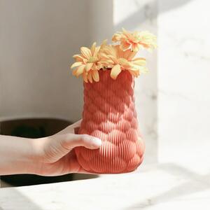 Plantbee Váza Belia oranžovo-červená