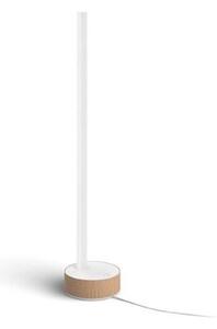 Philips HUE White and color ambiance 8719514433465 Signe stolní svítidlo LED 55,3cm 11,8W/1040lm bílá, imitácia dreva, bluetooth
