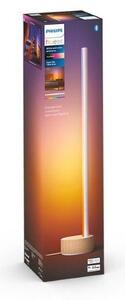 Philips HUE White and color ambiance 8719514433465 Signe stolní svítidlo LED 55,3cm 11,8W/1040lm bílá, imitácia dreva, bluetooth