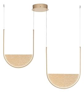 Ondaluce - LED Stmívatelný lustr na lanku LOTUS LED/55W/230V zlatá