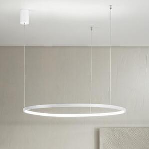Ondaluce - LED Stmívatelný lustr na lanku SOEL LED/38W/230V pr. 80 cm bílá