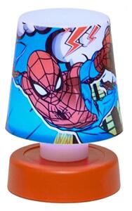 LED dětská noční lampička SPIDERMAN 11 cm červená