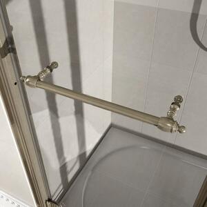 Gelco, ANTIQUE sprchové dveře 800mm, čiré sklo, levé, bronz, GQ1280LC