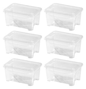 W5 Úložný box s víkem, 5 l, 6 kusů (100410740)