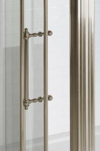 Gelco, ANTIQUE sprchové dveře posuvné 1200mm, čiré sklo, bronz, GQ4212C