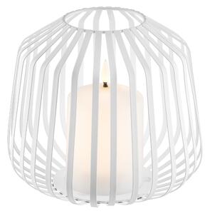 Livarno® LED svíčka v kovovém košíku (bílá) (100410358001)