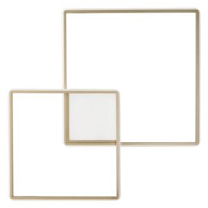 Ondaluce - LED Stmívatelné stropní svítidlo DOWEL LED/46W/230V 55x55 cm zlatá