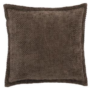 Livarno® Dekorativní polštář, 45 x 45 cm (strukturovaná/hnědá) (100410203001)