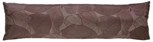 Livarno® Potah na polštář z mikrovláknitého saténu, 40 x 145 cm (hnědá) (100411483003)