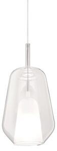 Ondaluce - Lustr na lanku THELMA 1xE27/15W/230V pr. 19 cm zlatá/čirá