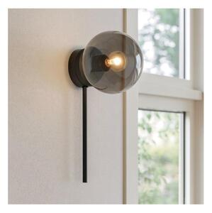 Ondaluce - Nástěnné svítidlo JEWEL 1xE14/10W/230V černá/kouřová černá