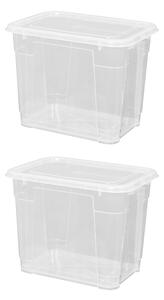 W5 Úložný box s víkem, 20 l, 2 kusy (100410722)