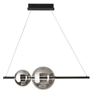 Ondaluce - LED Stmívatelný lustr na lanku FUFI LED/40W/230V černá/kouřová černá