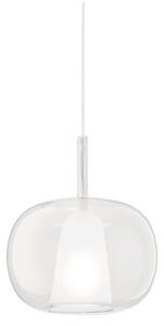 Ondaluce - Lustr na lanku THELMA 1xE27/15W/230V pr. 25 cm zlatá/čirá