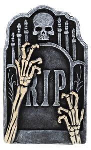 Halloweenská dekorace - sada kostlivců/lebky/náhrobek (100409288003)
