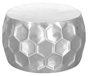 Konferenční Stolek Honeycomb Stříbrný