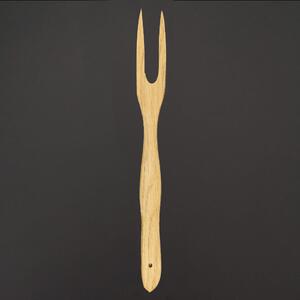 AMADEA Dřevěná vidlička, masivní dřevo, délka 30,5 cm