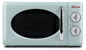 Retro mikrovlnná trouba Girmi FM2100 – s grilem, 20 l, 700 W, Mint