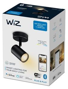 Philips WiZ Tunable white 8719514551817 IMAGEO bodové svítidlo 1xGU10 5W/350lm 2700-6500K černá stmívatelné