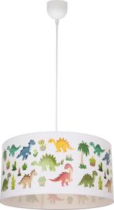 Dětský lustr KIDS ROOM 1xE27/60W/230V pr. 40 cm dinosaurus