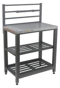Venkovní modul stůl 80x47x123 cm černá/nerez