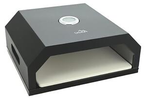 Pizza pec s teploměrem 40x34,5x16 cm černá
