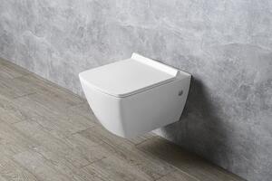 Isvea, PURITY závěsná WC mísa s bidet. sprškou, 35x55,5cm, bílá, 10PL02007-DL