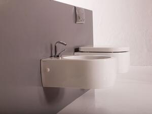 Kerasan, FLO závěsná WC mísa, 36x50cm, bílá, 311501
