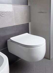 Kerasan FLO závěsná WC mísa, 36x50cm, bílá