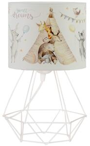 Dětská stolní lampa KIDS ROOM 1xE27/60W/230V pr. 18 cm zvířátka