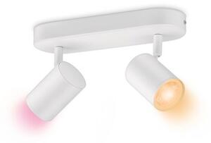 Philips WiZ Colors 8719514551893 IMAGEO bodové svítidlo 2xGU10 10W/700lm 2200-6500K+RGB bílá stmívatelné