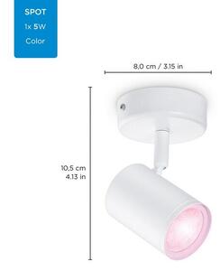 Philips WiZ Colors 8719514551879 IMAGEO bodové svítidlo 1xGU10 5W/350lm 2200-6500K+RGB bílá stmívatelné