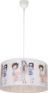 Dětský lustr GIRLS VIBES 1xE27/60W/230V pr. 40 cm dívky
