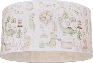 Dětské stropní svítidlo KIDS ROOM 1xE27/60W/230V pr. 40 cm dinosaurus