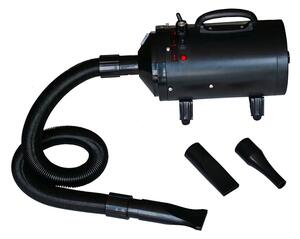Vysoušeč srsti pro psy se 3 nástavci černý 2 400 W 170044