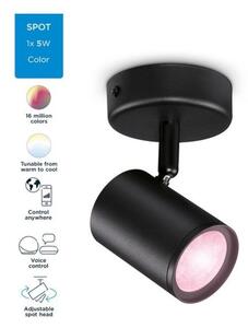 Philips WiZ Colors 8719514551930 IMAGEO bodové svítidlo 1xGU10 5W/350lm 2200-6500K+RGB černá stmívatelné