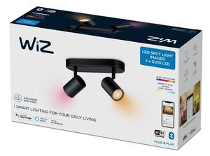 Philips WiZ Colors 8719514551954 IMAGEO bodové svítidlo 2xGU10 10W/700lm 2200-6500K+RGB černá stmívatelné