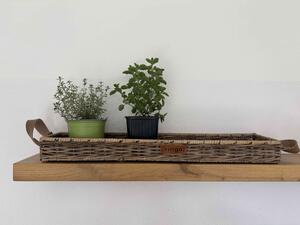 Vingo Ratanový dokorační podnos, 55 x 13 cm