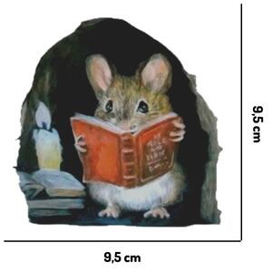 PIPPER | Samolepka na vypínač "Myš" 9x9 cm