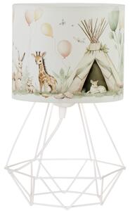 Dětská stolní lampa KIDS ROOM 1xE27/60W/230V pr. 18 cm zvířátka