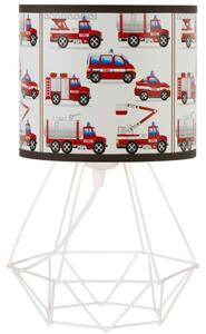 Dětská stolní lampa KIDS ROOM 1xE27/60W/230V pr. 18 cm hasiči