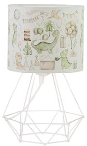 Dětská stolní lampa KIDS ROOM 1xE27/60W/230V pr. 18 cm dinosaurus