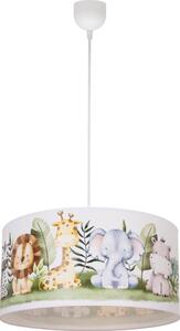 Dětský lustr KIDS ROOM 1xE27/60W/230V pr. 40 cm džungle