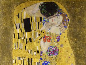 Obrazová reprodukce Polibek, Gustav Klimt