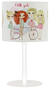 Dětská stolní lampa GIRLS VIBES 1xE27/60W/230V pr. 18 cm dívky