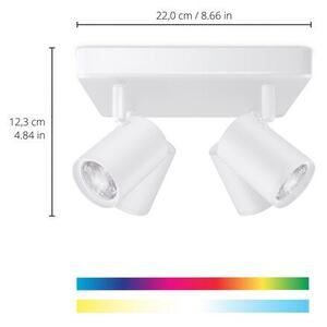 Philips Wiz Colors 8719514554559 IMAGEO stropní bodové svítidlo/spot 4xGU10 4x5W/345lm 2200-6500K+RGB bílá